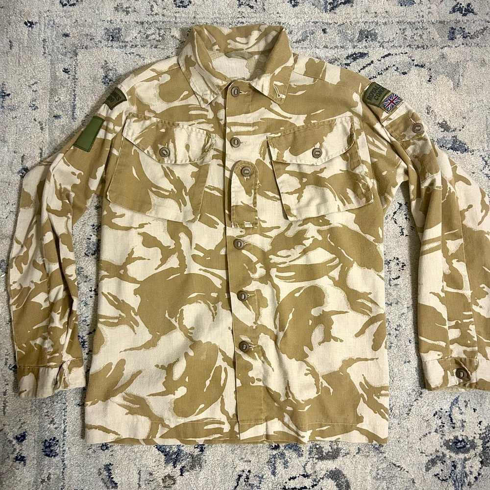 Authentic UK Royal Marines Commando Combat Jacket with Arm Patches